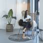 Preview: Boho Loft Style mit Rattan Sessel und Vinylmatte Nepal von heineking24